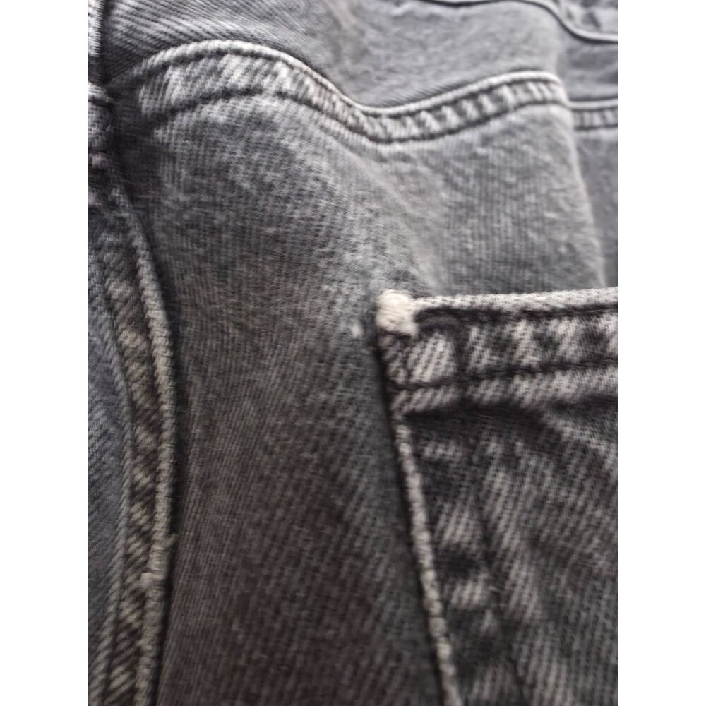 Agolde Black Stonewashed Straight Leg Denim Button Fly Jeans Men's 30x30 - Picture 9 of 11